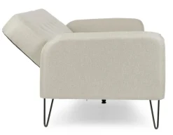 DIVANO LETTO IN TESSUTO BEIGE - BRIDJET