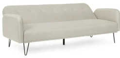 DIVANO LETTO IN TESSUTO BEIGE - BRIDJET