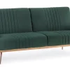 DIVANO LETTO IN VELLUTO VERDE SCURO - JOHNNY
