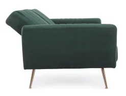 DIVANO LETTO IN VELLUTO VERDE SCURO - JOHNNY