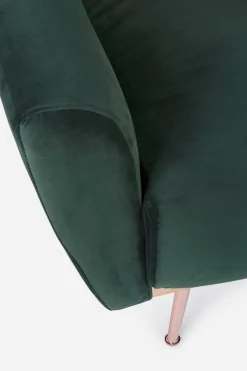 DIVANO LETTO IN VELLUTO VERDE SCURO - JOHNNY