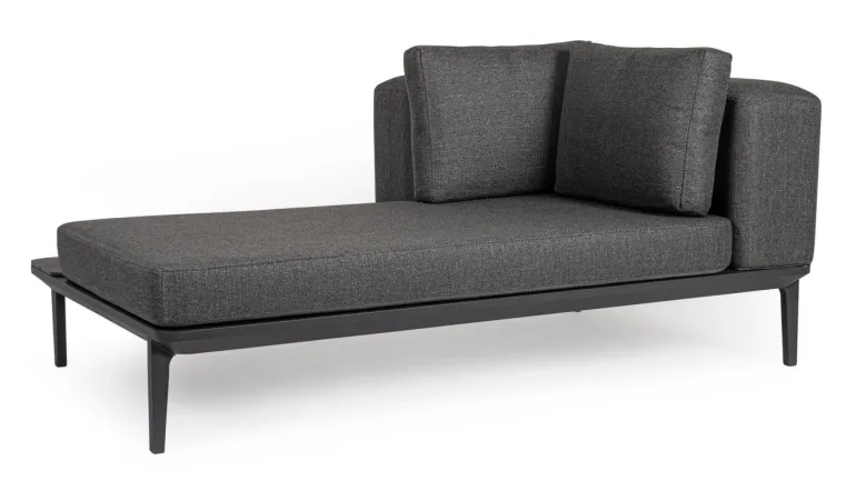 DIVANO LOUNGE IN ALLUMINIO ANTRACITE WG21 - MATRIX