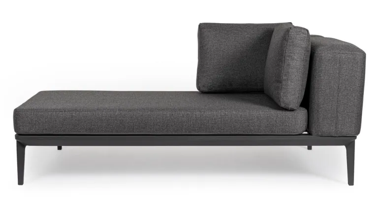 DIVANO LOUNGE IN ALLUMINIO ANTRACITE WG21 - MATRIX