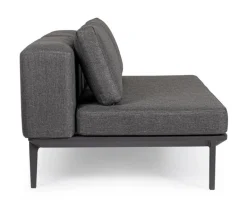 DIVANO LOUNGE IN ALLUMINIO ANTRACITE WG21 - MATRIX