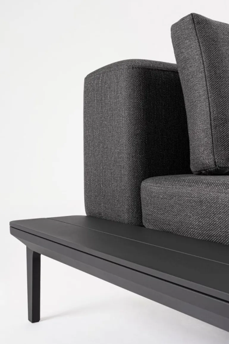 DIVANO LOUNGE IN ALLUMINIO ANTRACITE WG21 - MATRIX