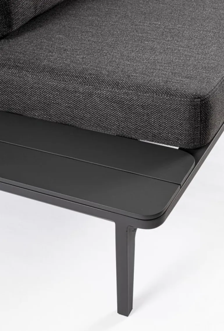 DIVANO LOUNGE IN ALLUMINIO ANTRACITE WG21 - MATRIX