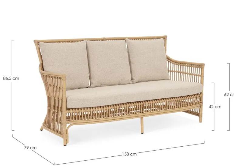 DIVANO 2-3P C-C ADELMA