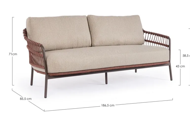 DIVANO 2-3P C-C TALAIA JAVA