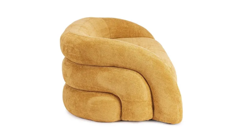 DIVANO 3P CLEMENCE SENAPE