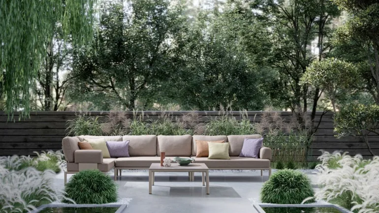 DIVANO 2P MODULARE C-C GERALD PELICAN