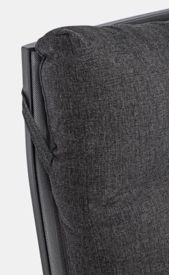 DIVANO RECLINABILE IN ALLUMINIO ANTRACITE JX55 - KLEDI