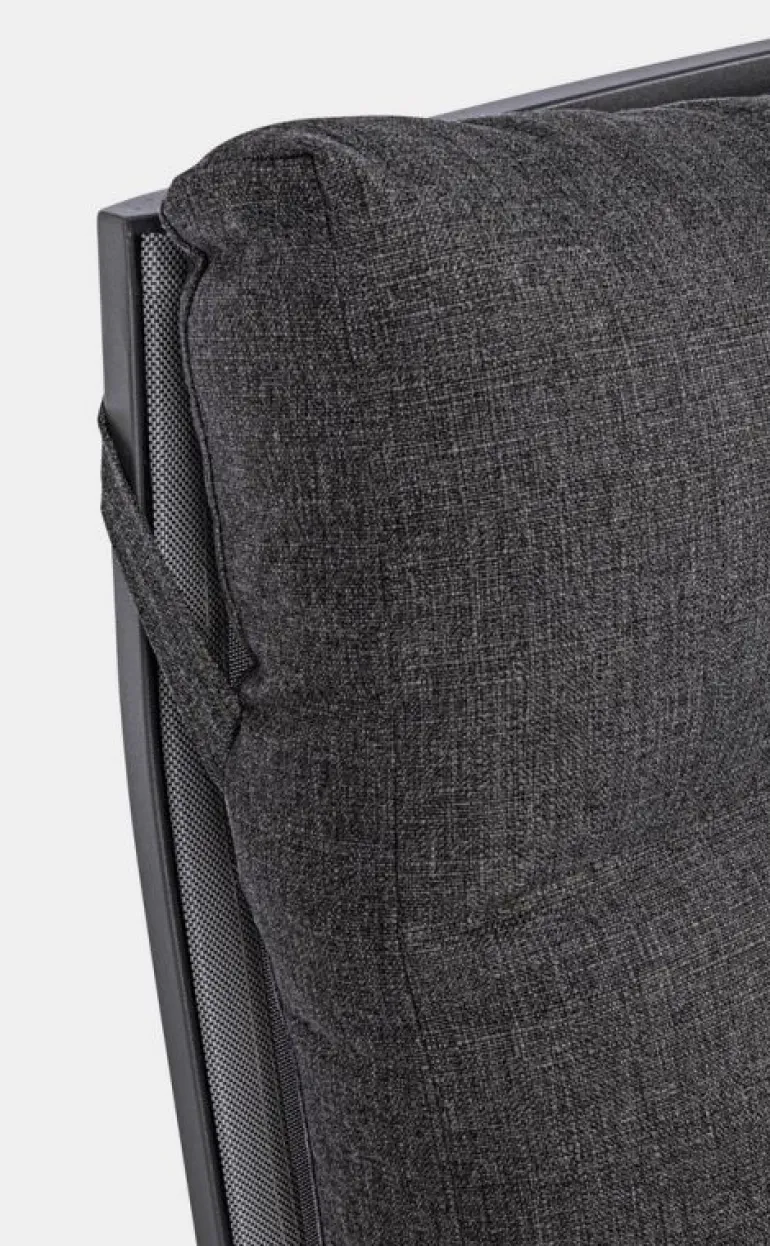 DIVANO RECLINABILE IN ALLUMINIO ANTRACITE JX55 - KLEDI