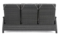 DIVANO RECLINABILE IN ALLUMINIO ANTRACITE JX55 - BRITTON