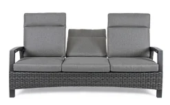 DIVANO RECLINABILE IN ALLUMINIO ANTRACITE JX55 - BRITTON