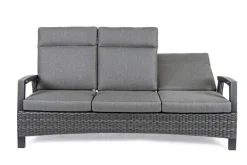 DIVANO RECLINABILE IN ALLUMINIO ANTRACITE JX55 - BRITTON