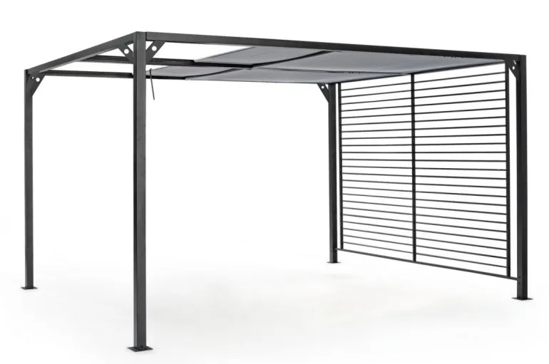 GAZEBO IN ALLUMINIO 3X3.6 ANTRACITE LH32 - NOAH