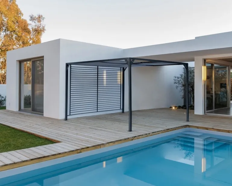 GAZEBO IN ALLUMINIO 3X3.6 ANTRACITE LH32 - NOAH