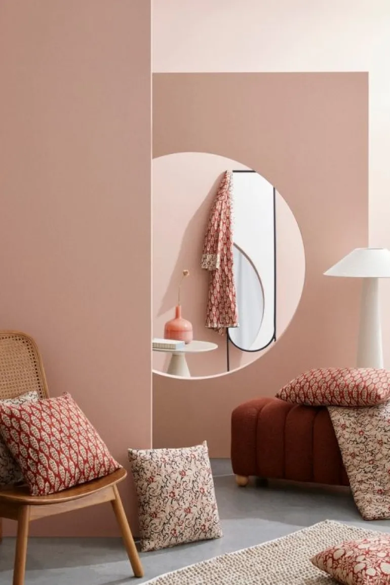 KIMONO LORIENT ROSSO C-FOGLIA-FIORE PICC