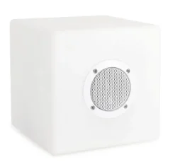 LAMPADA LED SPEAKER IN PLASTICA 20X20 - CUBO