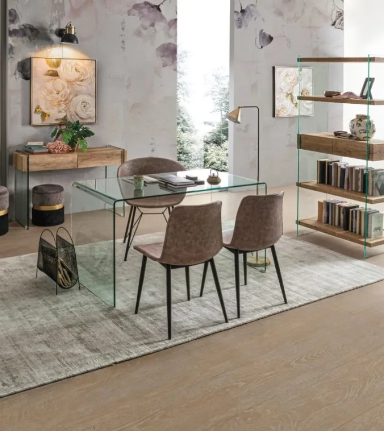 LAMPADA PARETE BROOKLYN OTTONE-NERO OP