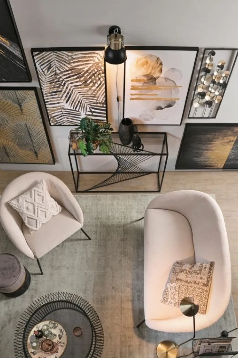 LAMPADA PARETE BROOKLYN OTTONE-NERO OP