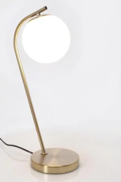 LAMPADA TAV. DELPHINE DORATO H51