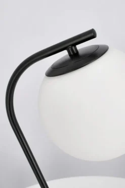 LAMPADA TAV. DELPHINE NERO H51