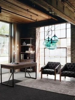 LAMPADA TAV. FIACCOLA 3LUCI ARGENTO H45