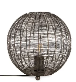 LAMPADA TAVOLO INAY TONDO NERO D26