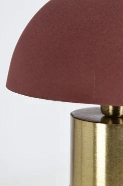 LAMPADA TAVOLO ISHAN BORDEAUX H40