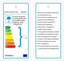 LAMPADA TAVOLO ISHAN ORO S
