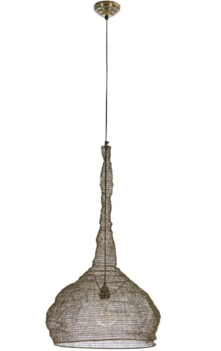 LAMPADARIO AMISH FLAT BRASS