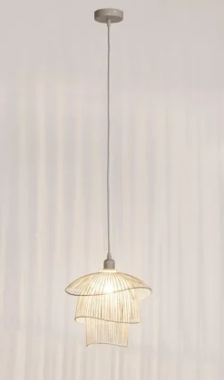 LAMPADARIO CIAD BIANCO H26