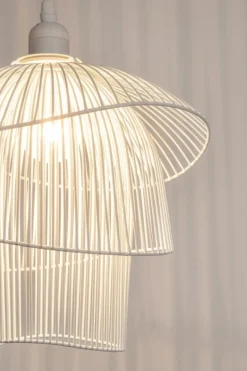 LAMPADARIO CIAD BIANCO H26