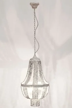 LAMPADARIO CORONA 3LUCI DROP BIA ANT