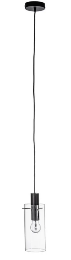 LAMPADARIO 1LUCE AGLOW TRASP-NERO