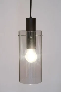 LAMPADARIO 1LUCE AGLOW TRASP-NERO