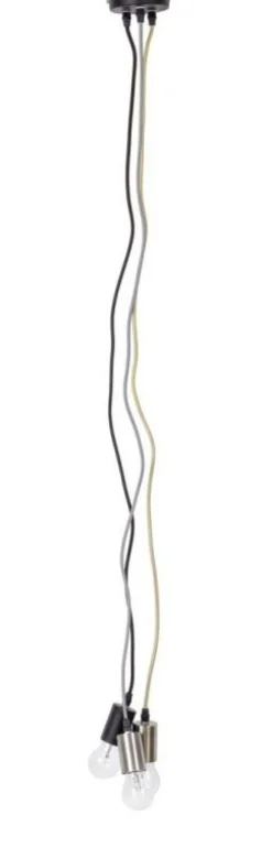 LAMPADARIO 3LUCI OLDISH LIGHT MET