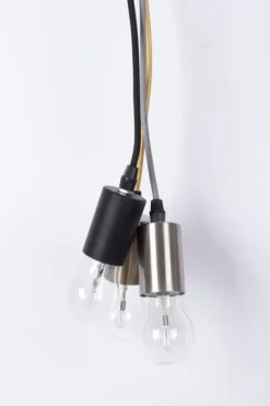 LAMPADARIO 3LUCI OLDISH LIGHT MET