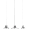 LAMPADARIO 3LUCI SHOWY RETT TRASP-ARG