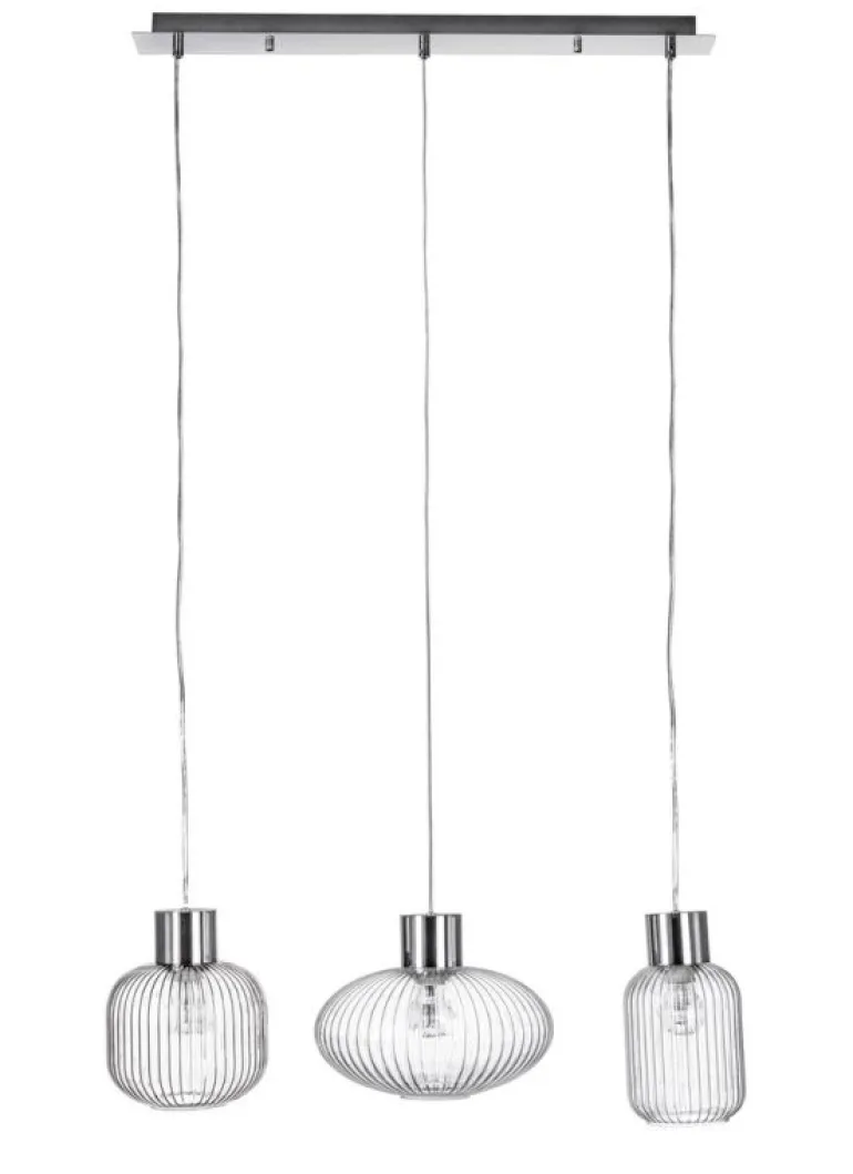 LAMPADARIO 3LUCI SHOWY RETT TRASP-ARG