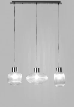 LAMPADARIO 3LUCI SHOWY RETT TRASP-ARG