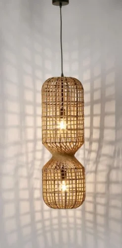 LAMPADARIO MALABO NATURALE H77,5