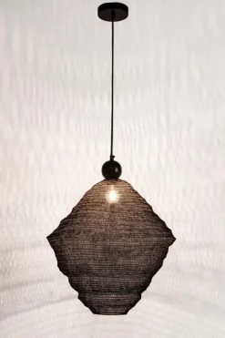 LAMPADARIO ODISSA ROMBO NERO D58