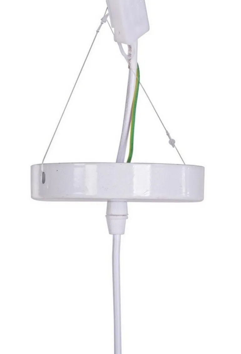 LAMPADARIO SUN RATTAN GIALLO-ARANCIO