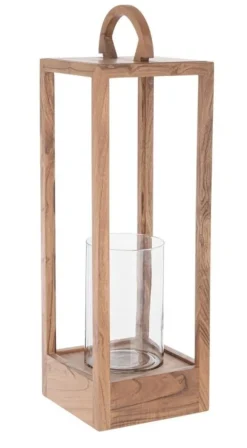 LANTERNA AIMI 1M LEGNO NATURALE H64