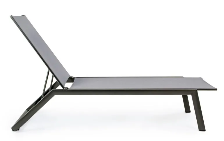 LETTINO CON RUOTE IN ALLUMINIO ANTRACITE GK52 - CRUISE