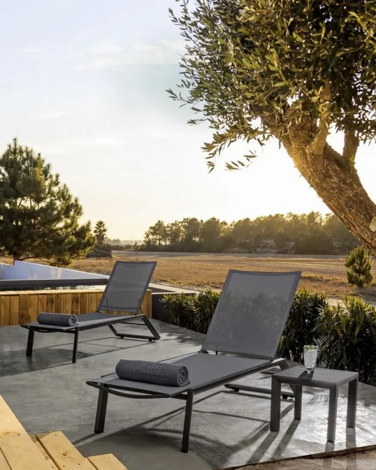 LETTINO CON RUOTE IN ALLUMINIO ANTRACITE GK52 - CRUISE