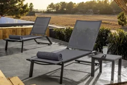 LETTINO CON RUOTE IN ALLUMINIO ANTRACITE GK52 - CRUISE