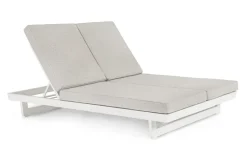 LETTINO DOPPIO IN ALLUMINIO BIANCO WG20 - INFINITY